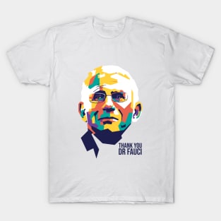 Dr Fauci On WPAP Pop Art T-Shirt